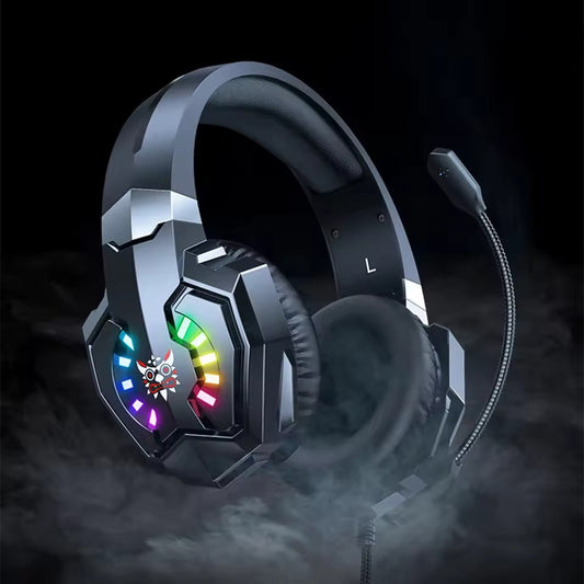 X32 Gaming Headset with Flexible Mic & RGB Stereo Gaming Headphones